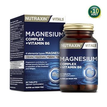 Nutraxin Magnesium Complex Vitamin B6 10x60 Tablet