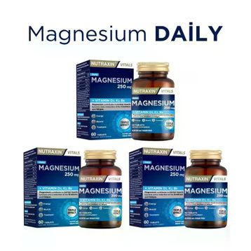 Nutraxin Magnesium Daily 250 mg 3x60 Tablet