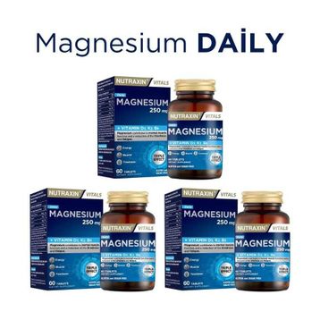 Nutraxin Magnesium Daily 250 mg 3x60 Tablet