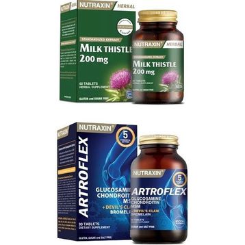 Nutraxin Milk Thistle 60 Tablet + Artroflex 90 Tablet