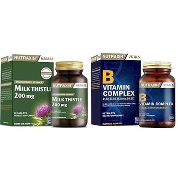 Nutraxin Milk Thistle 60 Tablet + B Vitamin Complex 60 Kapsül