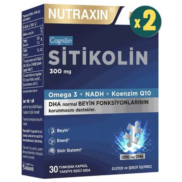 Nutraxin Sitikolin 2x30 Kapsül