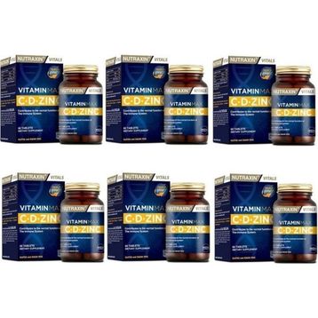 Nutraxin Vitamin Max C-D-Zinc 6x60 Tablet