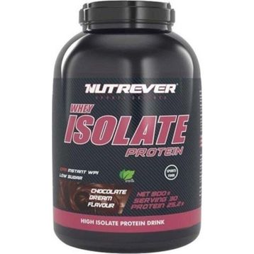 Nutrever Whey Isolate 900 gr Çikolata Aromalı Protein