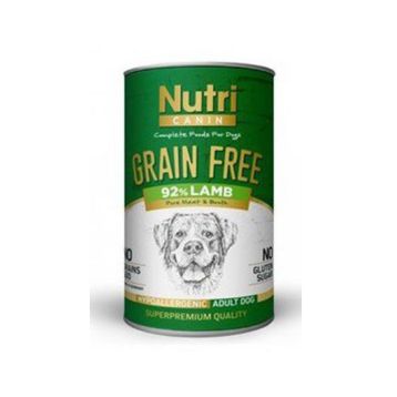 Nutri Canin Hipoalerjik Karışık Tahılsız 4x400 gr Köpek Konserve