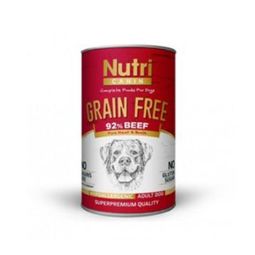 Nutri Canin Hipoalerjik Karışık Tahılsız 4x400 gr Köpek Konserve
