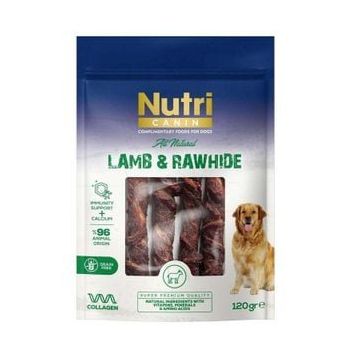 Nutri Canin Kuzu Eti Sarılı Kemik 120 gr Köpek Ödülü
