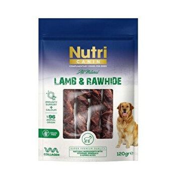 Nutri Canin Kuzu Eti Sarılı Kemik 120 gr Köpek Ödülü