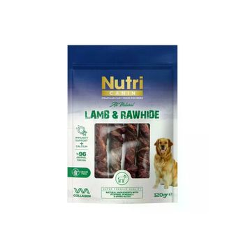 Nutri Canin Rawhide Kuzu Eti Sargılı Kemik 120 gr Köpek Ödülü
