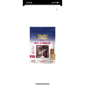 Nutri Canin Rawhide Kuzu Eti Sargılı Kemik 120 gr Köpek Ödülü