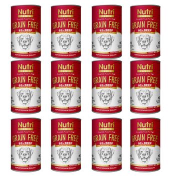 Nutri Canin Tahılsız Biftekli ve Patatesli 12x400 gr Köpek Konserve