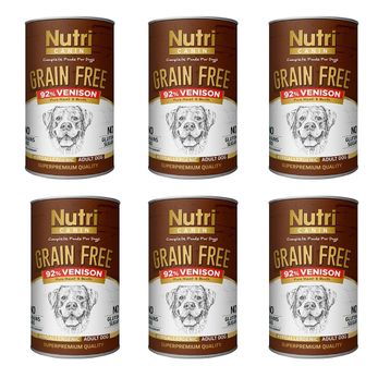 Nutri Canin Tahılsız Geyik Etli 6x400 gr Köpek Konserve