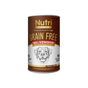 Nutri Canin Tahılsız Geyik Etli 6x400 gr Köpek Konserve