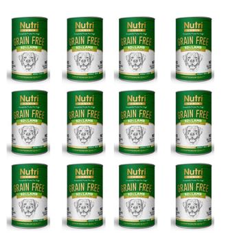 Nutri Canin Tahılsız Kuzu Etli 12x400 gr Köpek Konserve