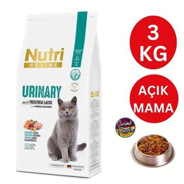 Nutri Feline Urinary Böbrek Sağlığı Destekleyici Somonlu 3 kg Yetiskin Açık Kedi Mamasi