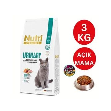 Nutri Feline Urinary Böbrek Sağlığı Destekleyici Somonlu 3 kg Yetiskin Açık Kedi Mamasi