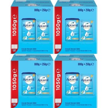 Nutricia Aptamil Pronutra No 4 800+250 gr 4 Adet 1-2 Yaş Devam Sütü