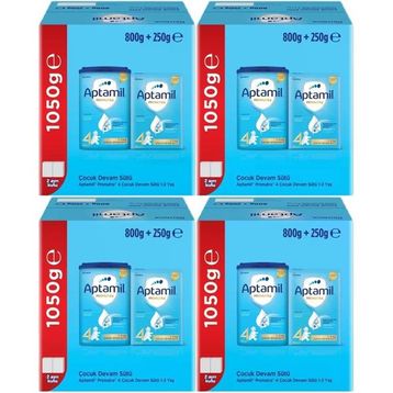 Nutricia Aptamil Pronutra No 4 800+250 gr 4 Adet 1-2 Yaş Devam Sütü