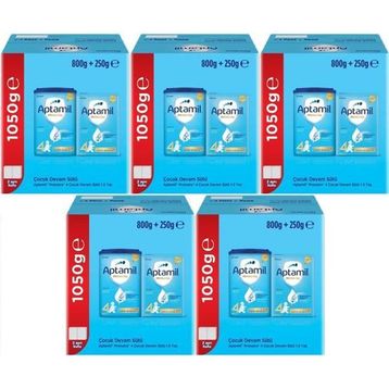 Nutricia Aptamil Pronutra No 4 800+250 gr 5 Adet 1-2 Yaş Devam Sütü