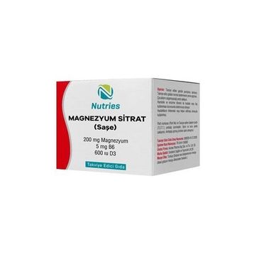 Nutries Magnezyum Sitrat 30 Saşe