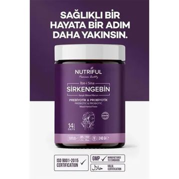 Nutriful İbn-i Sina Sirkengebin 240 gr Bitkisel Karışık Macunu