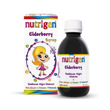 Nutrigen Kara Mürver 200 ml Şurup