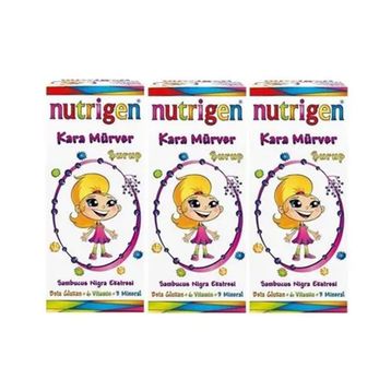Nutrigen Kara Mürver 3x200 ml Şurup