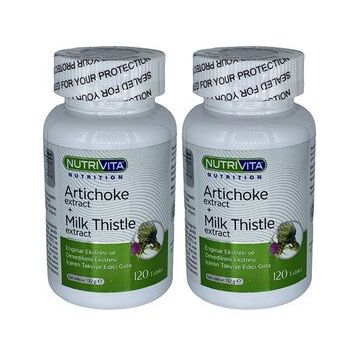 Nutrivita Artichoke Milk Thistle 2x120 Tablet