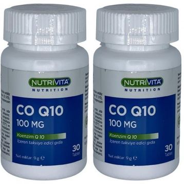 Nutrivita Coenzyme Q10 100 mg 2x30 Tablet