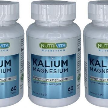 Nutrivita Kalium Magnesium Potasyum 60 Tablet