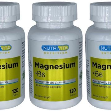 Nutrivita Magnesium Vitamin B6 120 Tablet