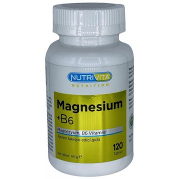 Nutrivita Magnesium Vitamin B6 120 Tablet