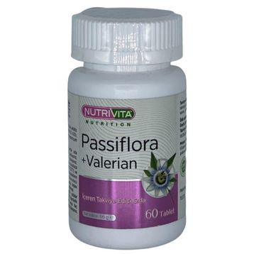 Nutrivita Passiflora Valerian İçeren 60 Tablet