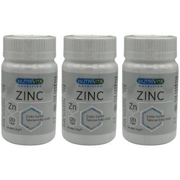 Nutrivita Zinc 15 mg 3x120 Tablet