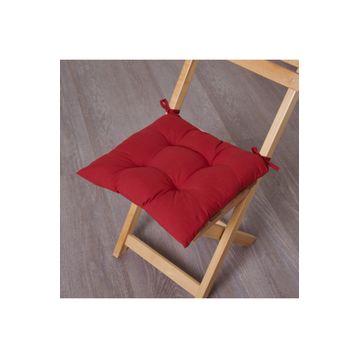 Nuvomon Micro Kırmızı 40x40 cm Sandalye Minderi