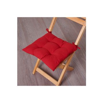 Nuvomon Micro Kırmızı 40x40 cm Sandalye Minderi