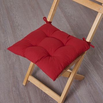 Nuvomon Micro Kırmızı 40x40 cm Sandalye Minderi