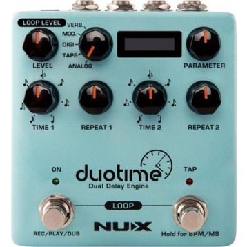 Nux Duo Time Stereo Delay Pedalı
