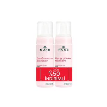 Nuxe 2x150 ml Eau De Mousse Micellaire Aux Petales De Rose
