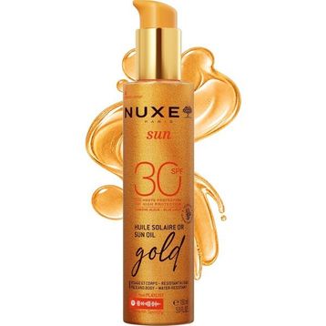 Nuxe Sun Gold Işıltılı 150 ml 30 Faktör Bronzlaştırıcı Yağ