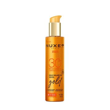 Nuxe Sun SPF30 150 ml Altın Işıltılı Bronzlaştırıcı Güneş Koruyucu Yağ