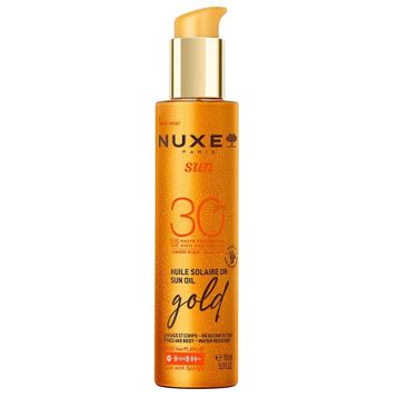 Nuxe Sun SPF30 150 ml Altın Işıltılı Bronzlaştırıcı Güneş Koruyucu Yağ