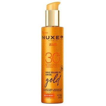 Nuxe Sun SPF30 150 ml Altın Işıltılı Bronzlaştırıcı Güneş Koruyucu Yağ