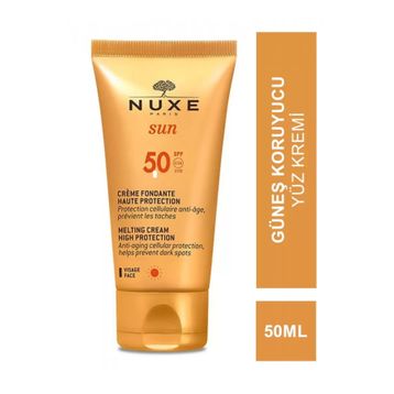 Nuxe Sun SPF50 Face Cream Fondante Haute Protection 50 ml Güneş Koruyucu Yüz Kremi