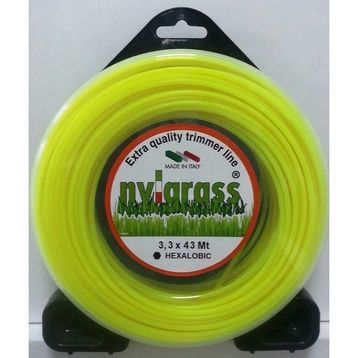 Nylgrass 6 Köşe Sarı 3,3 mm 43 mt Misina