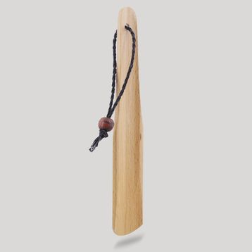 NYN Naturel Renk Ahşap 23 cm Uzunluğunda Ayakkabı Çekeceği