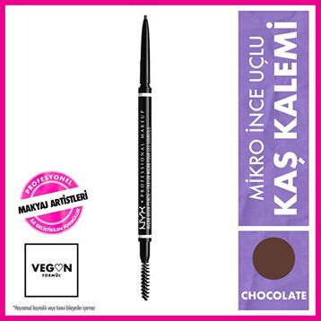 Nyx Micro Brow Pencil Chocolate Kaş Kalemi