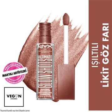 Nyx Professional Makeup 09 Mango Moment Ultimate Glow Shots Işıltılı Likit Göz Farı