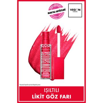 Nyx Professional Makeup 19 Strawberry Stacked Ultimate Glow Shots Işıltılı Likit Göz Farı