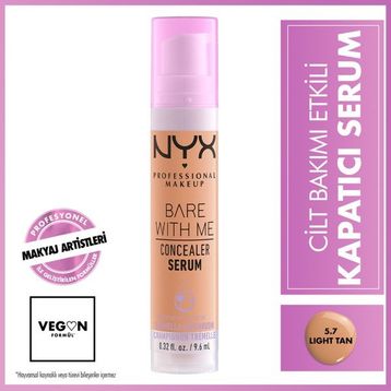 Nyx Professional Makeup Bare With Me 5.7 Light Tan Kapatıcı Serum